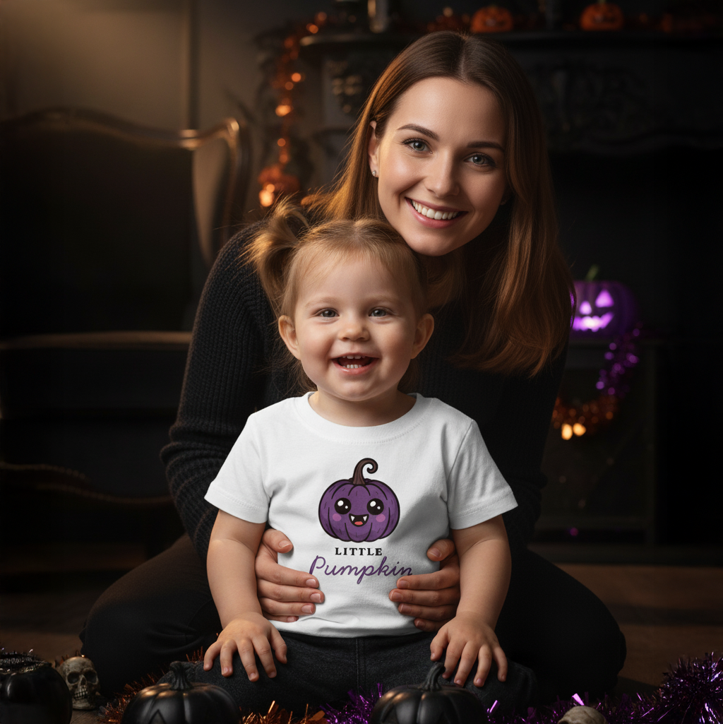 Little Pumpkin Baby T-Shirt – Cute Halloween Toddler Tee
