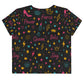 Fierce Queen All-Over Print Crop Tee – Power, Sass & Style
