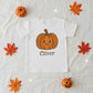Personalised Pumpkin Baby Halloween T-Shirt – Custom Name Tee