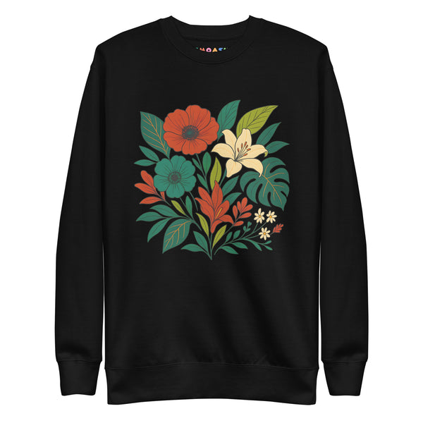 Floral Bloom-Botanical Sweatshirt – Wear Nature’s Joy