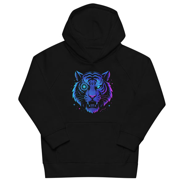 Cyber Tiger Essence Kids Eco Hoodie
