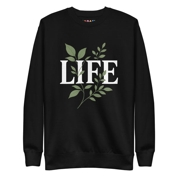 LIFE Botanical Graphic Sweatshirt – Embrace the Growth