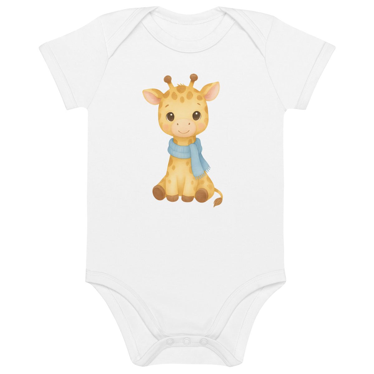 Adorable Baby Giraffe Organic Baby Bodysuit – Soft & Eco-Friendly