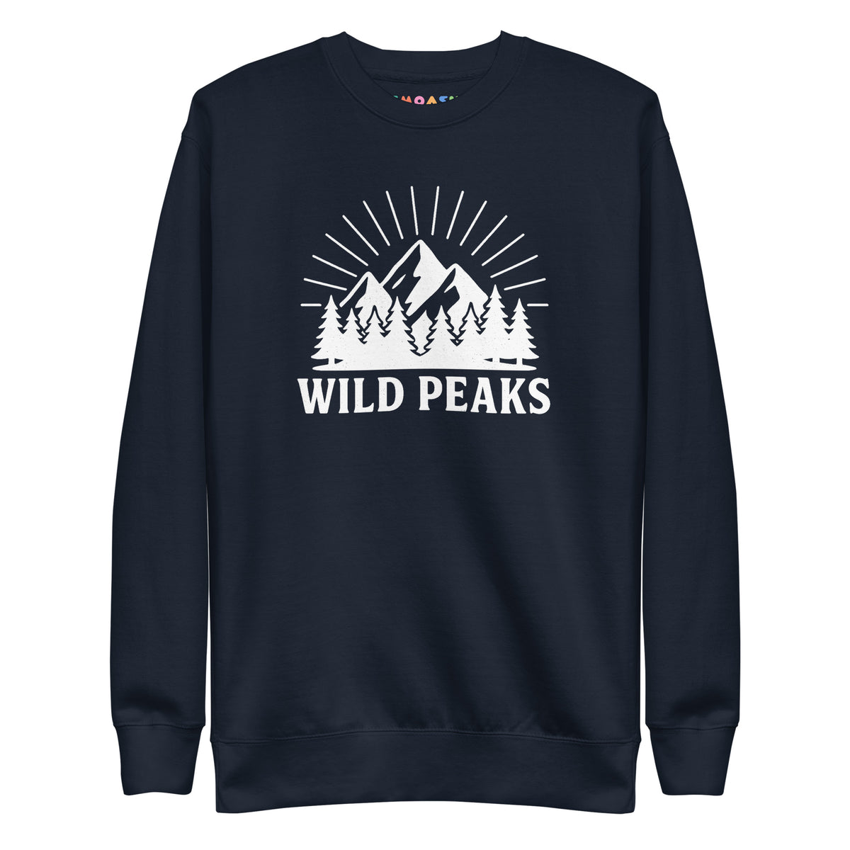 Wild Peaks Sweatshirt – Mountain-Inspired Cozy Fleece